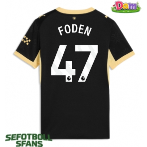Manchester City Phil Foden #47 Bortatröja Kvinnor 2026-27 Kortärmad